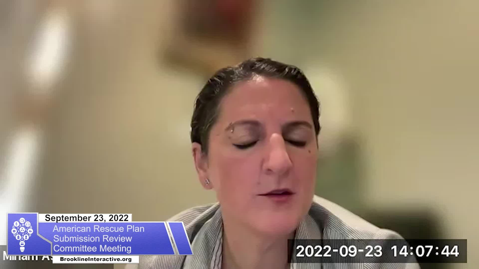 Thumbnail image for American Rescue Plan Submission Review Committee Meeting - September 23, 2022