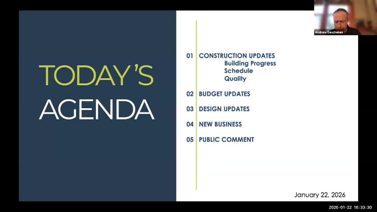 Thumbnail image for Pierce School Building Committee Meeting - January 22_ 2026