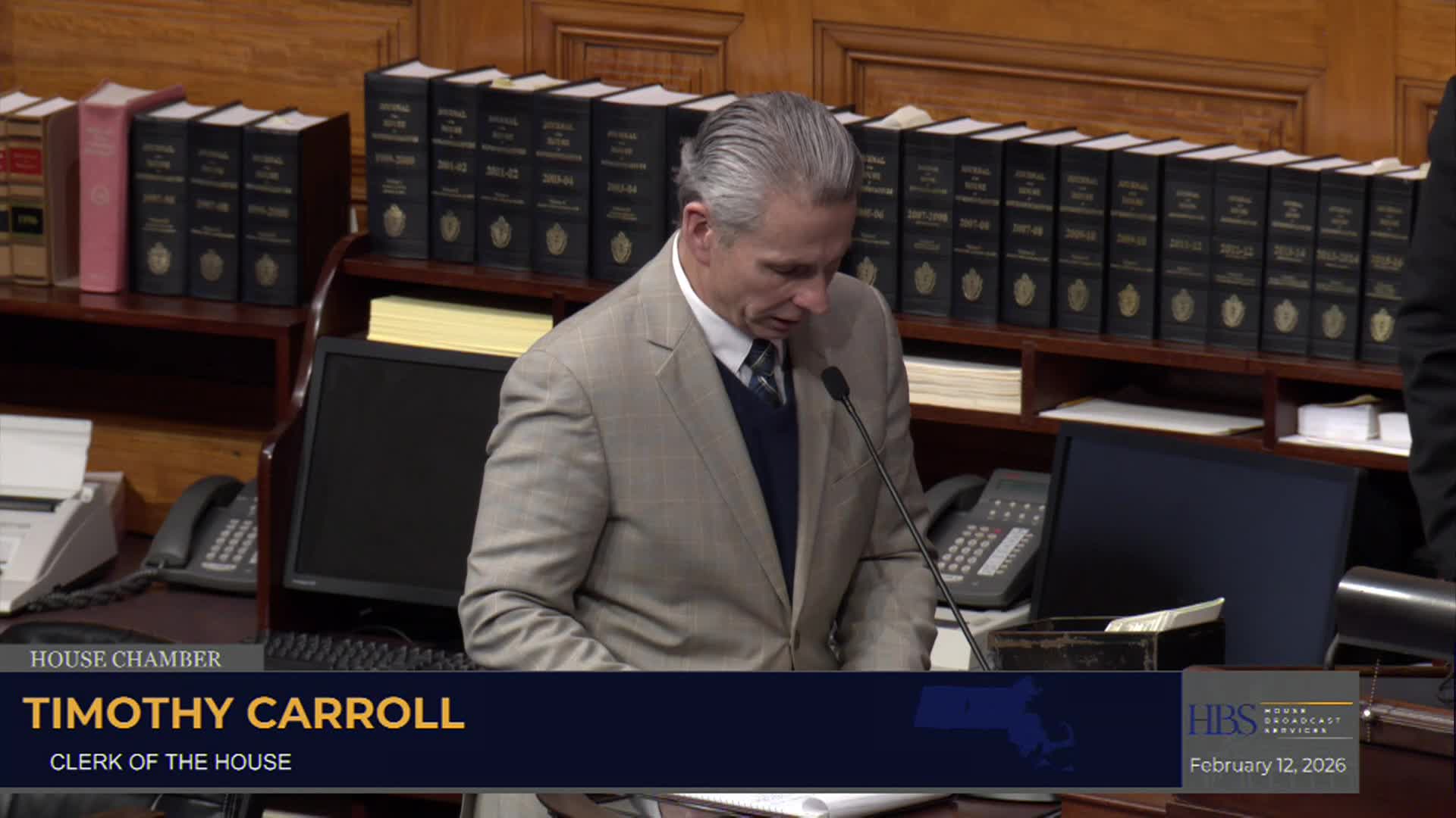 Thumbnail image for MA House of Representatives Session February 12th 2026