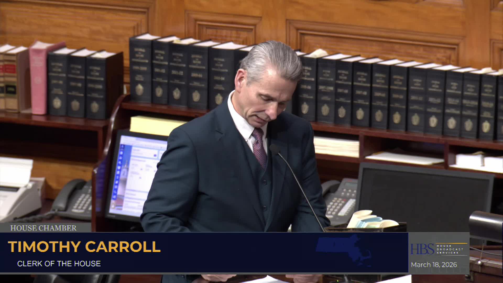 Thumbnail image for MA House of Representatives Session - March 18th 2026