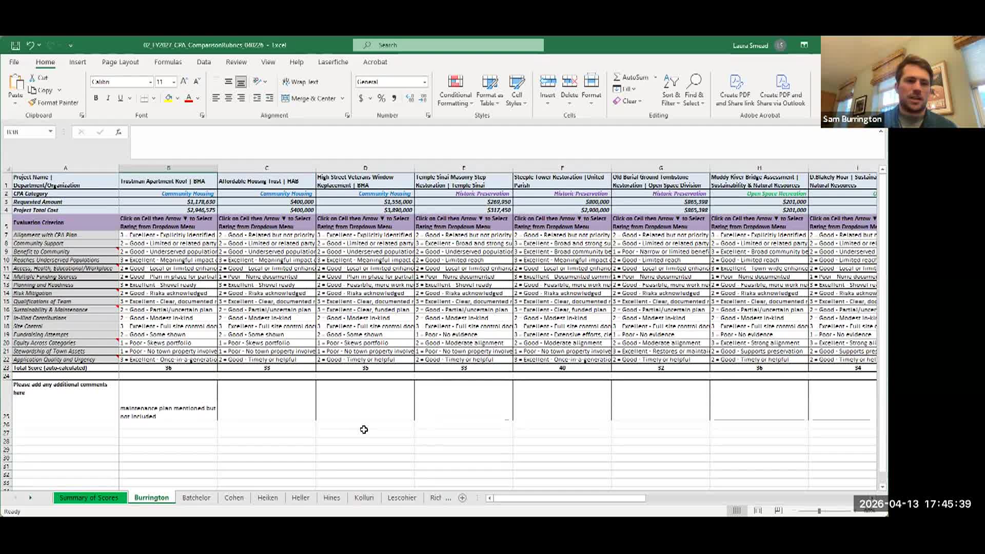 Thumbnail image for Community Preservation Act Committee Meeting - April 13, 2026