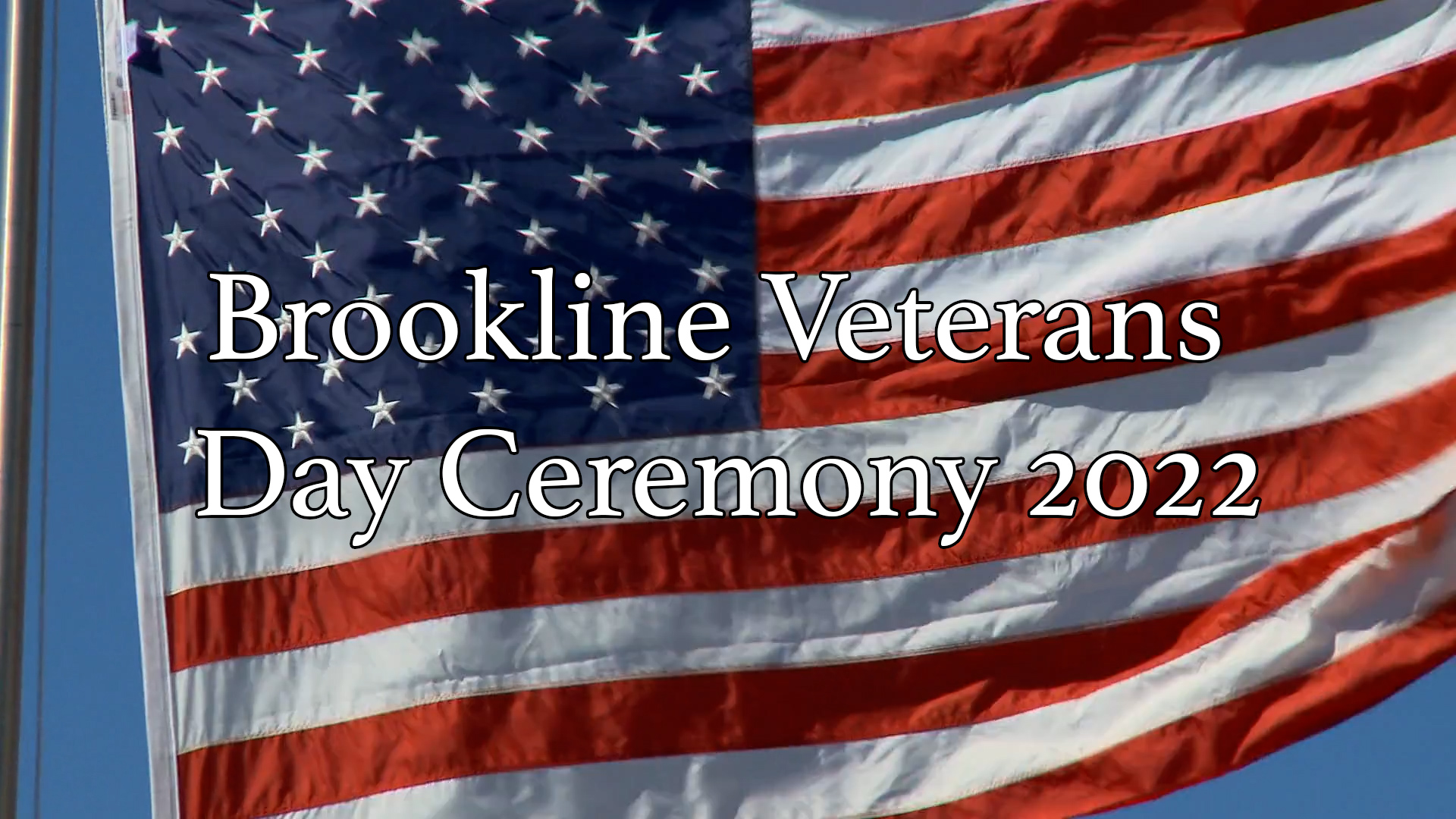 Thumbnail image for Brookline Veterans' Day Commemoration Ceremony 2022