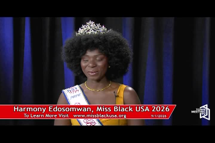 Thumbnail image for Harmony Edosomwan - Miss Black USA 2026 9/1/2026